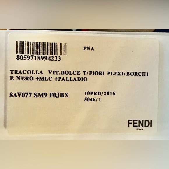 Fendi Flowerland Bag Strap with Tags - Picture 6 of 6